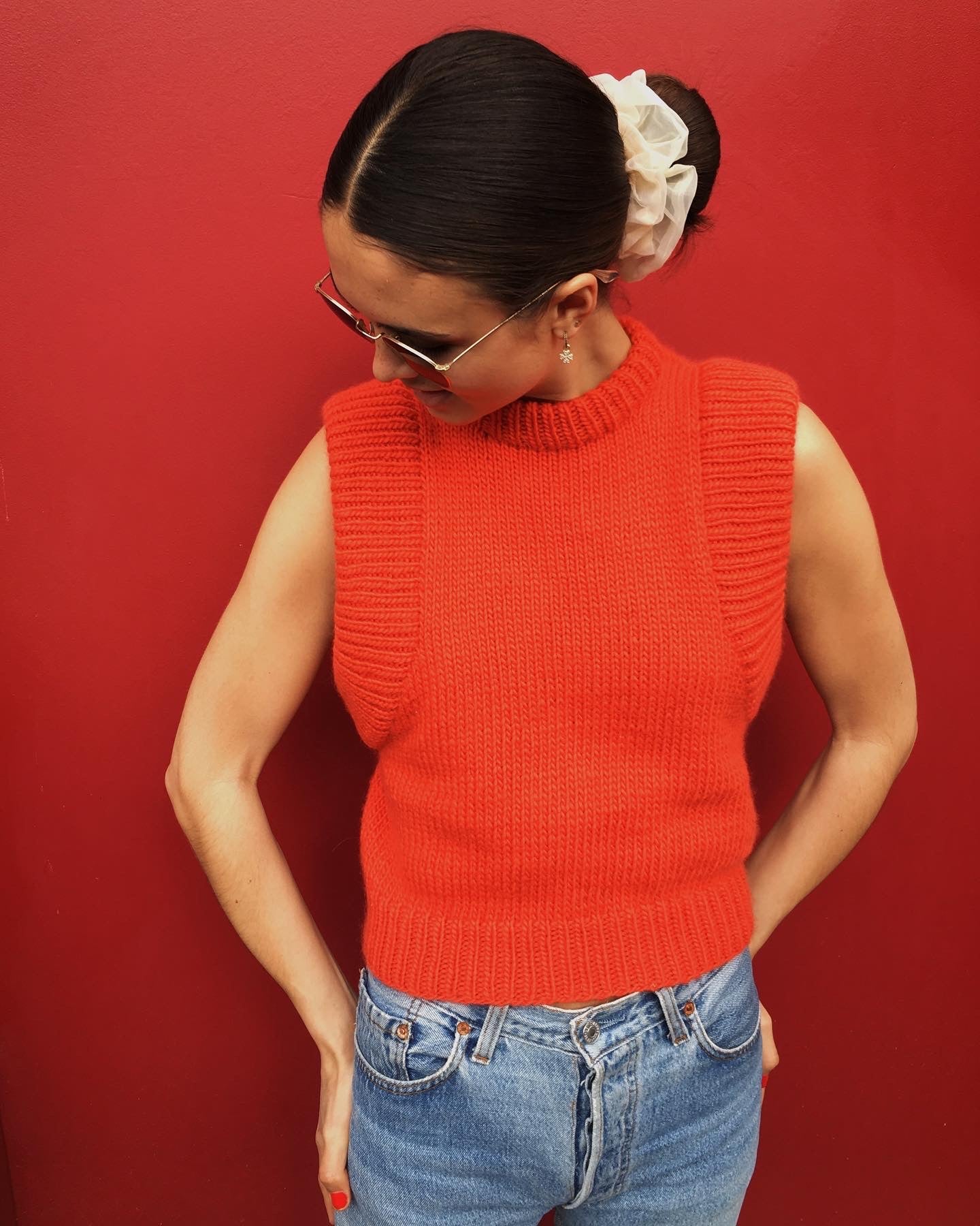 CHUNKY JELLYBEAN VEST