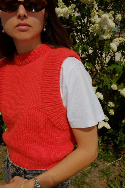 CHUNKY JELLYBEAN VEST
