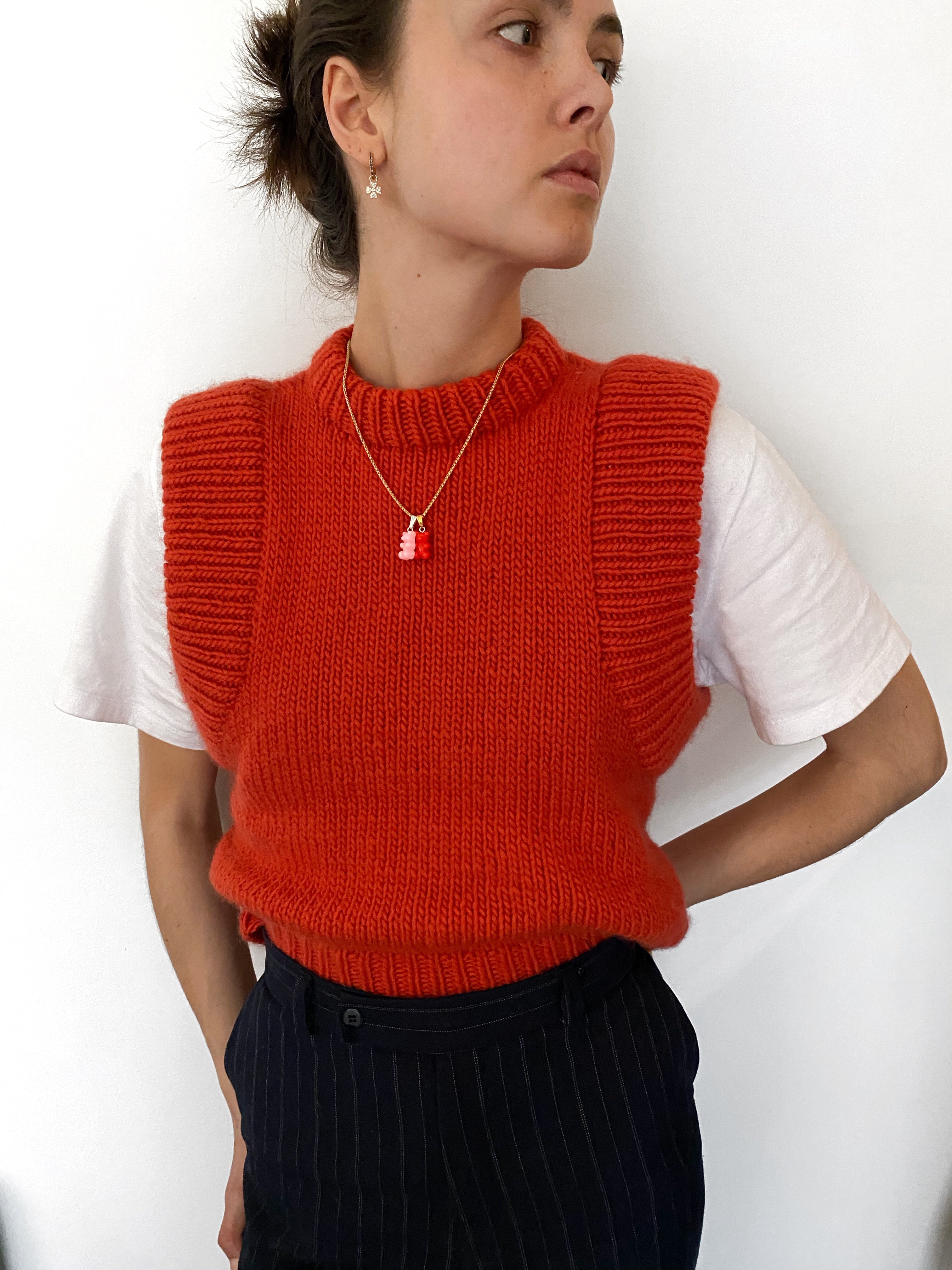 CHUNKY JELLYBEAN VEST