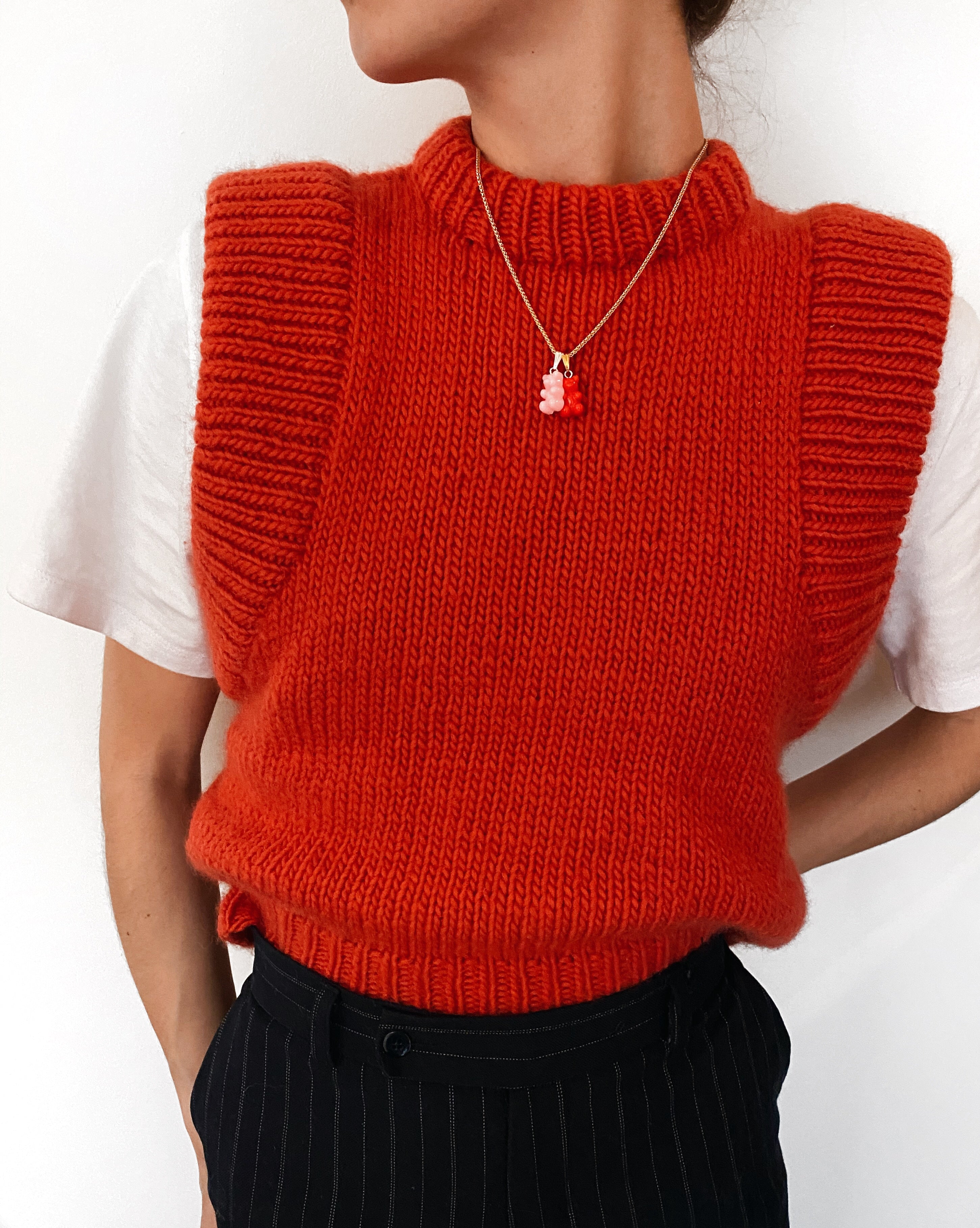 CHUNKY JELLYBEAN VEST
